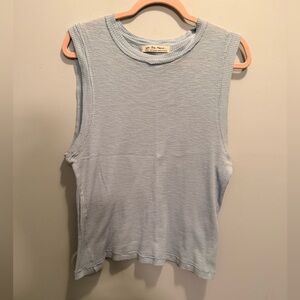 Free People We The Free Light Blue Sleeveless Top Medium